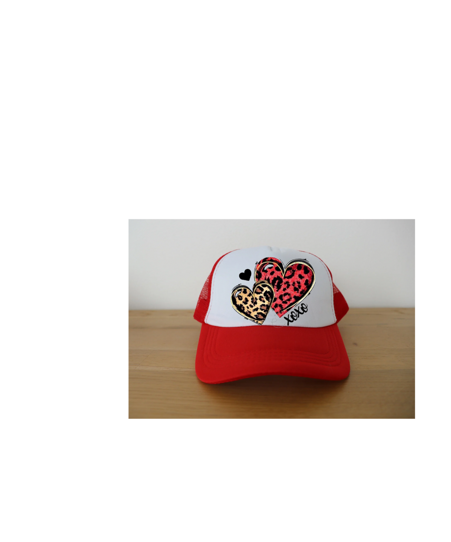 Double Heart trucker hat