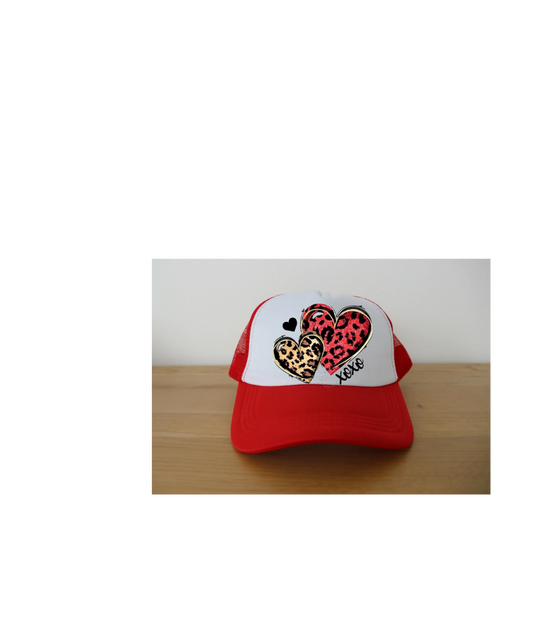 Double Heart trucker hat